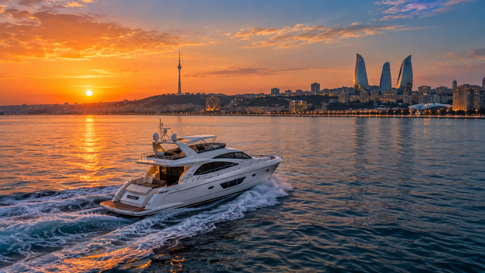 Baku Sunset Yacht Tour on the Caspian Sea